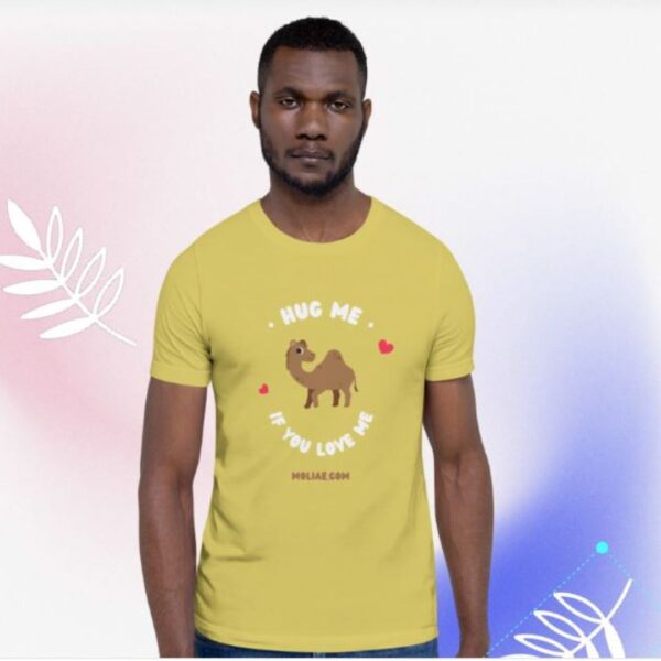 MOLIAE Love Hug Me Tshirt Camel Mascot - Image 3