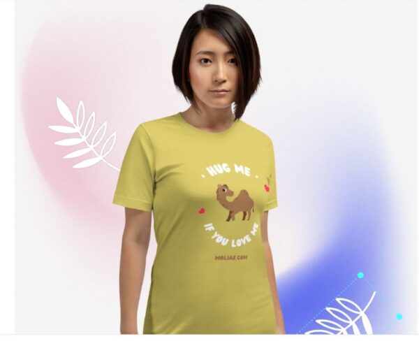 MOLIAE Love Hug Me Tshirt Camel Mascot - Image 8