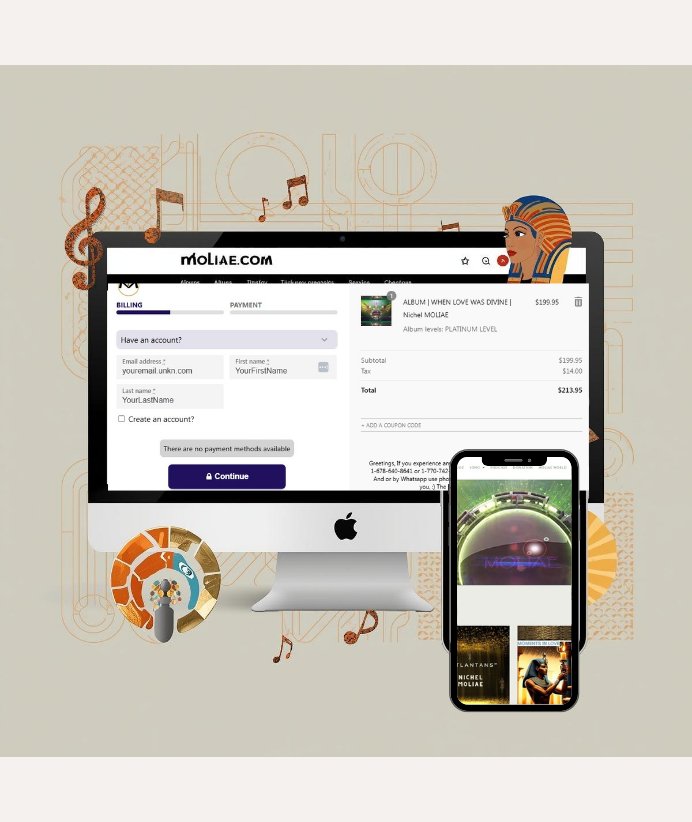 How to buy mercn on moliae.com/shop page