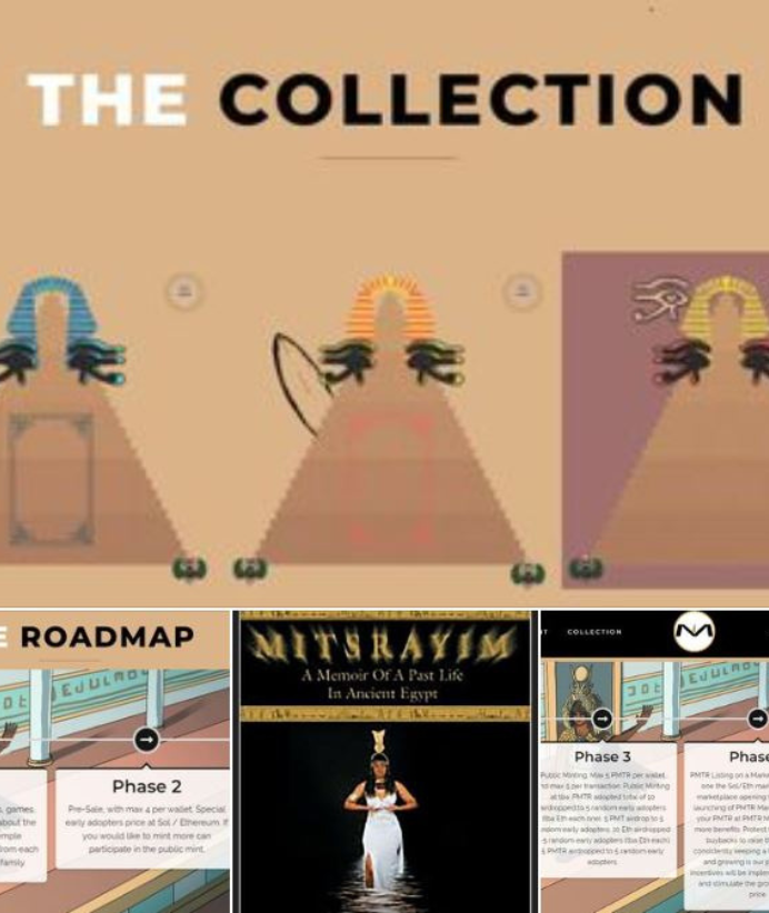 MOLIAE PMTR NFTS Collection and Mitsrayim Book by Nichel Anderson aka Nichel MOLIAE