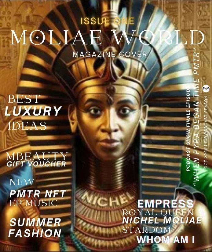Nichel MOLIAE on the MOLIAE World Magazine Cover will be a Collectors Item of the journey of Mitsrayim A Memoir